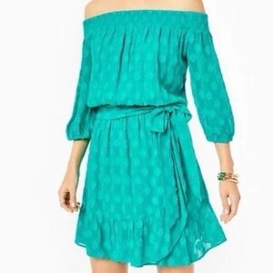 Lilly Pulitzer Turquoise Textured Dress